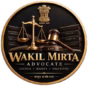 Wakil Mirta is a professional legal platform for advocates and lawyers in Patna, Bihar. The 3D law logo represents legal services, justice, advocacy, and professional legal assistance in Patna.