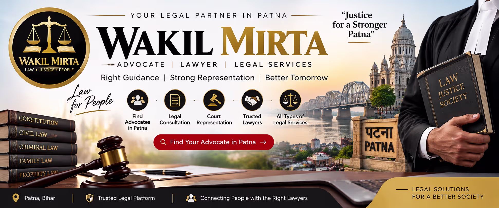 Lawyer and advocate legal services in Patna Bihar